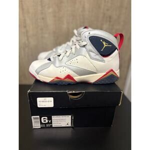 SZ 6y - Jordan 7 Retro Olympic 2012 Used w/ replacement box